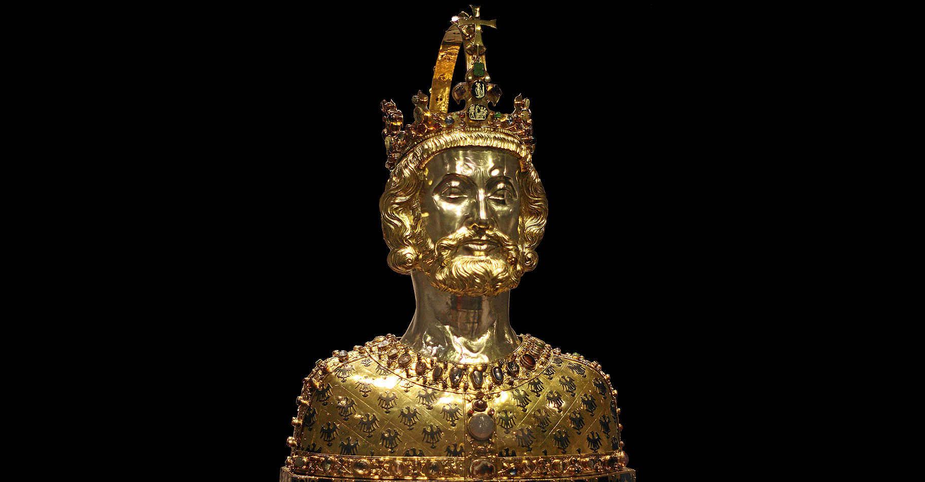Quelle est l'histoire de l'empire de Charlemagne ? Ici, un buste de Charlemagne. © Beckstet, Wikimedia Commons, CC by-sa 3.0