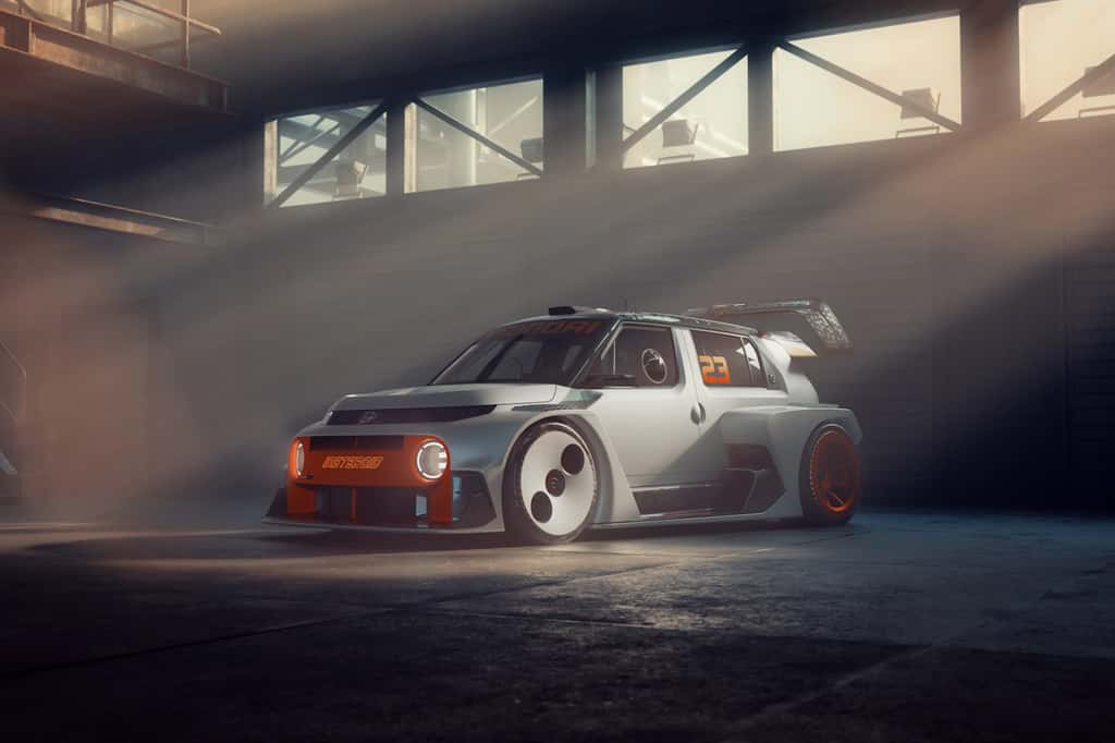 Un petit bolide paré pour les rallyes. © Hyundai