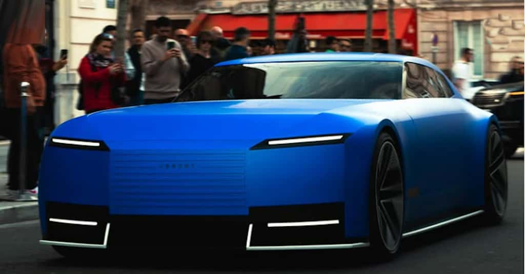 La Type 00 avec son design minimaliste tape à l’œil. © Jaguar