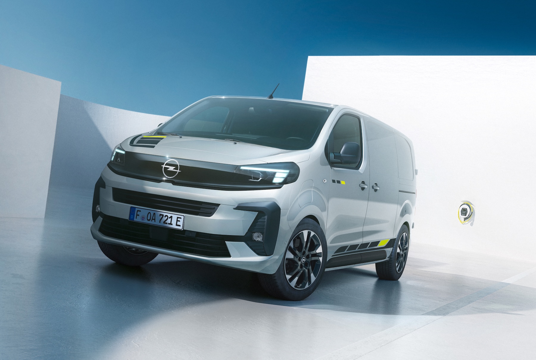 Le nouveau Vivaro Electric d'Opel s'offre un design plus agressif tout en offrant une belle autonomie. © Opel