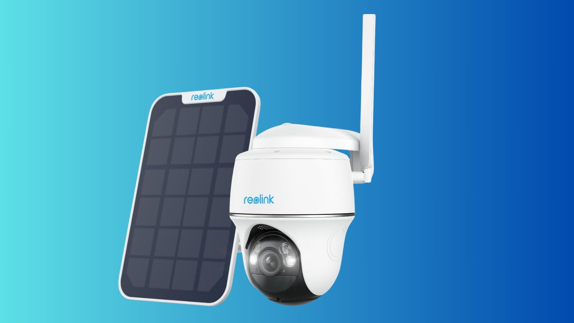 La Reolink Go PT Plus en action, démontrant sa flexibilité d'installation et sa surveillance autonome grâce à son panneau solaire. Amazon