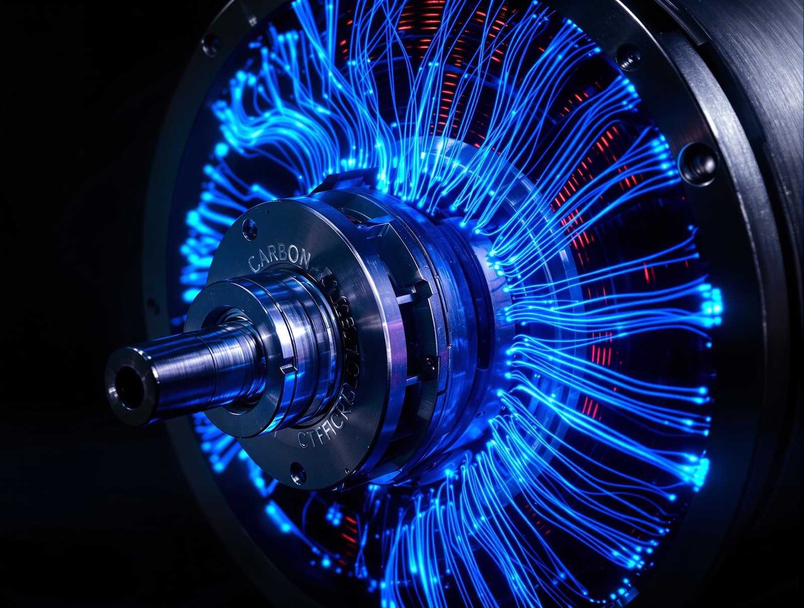 Vue de ce que pourrait être un moteur électrique avec un bobinage de nanotubes de carbone. © SB, IA LeChat